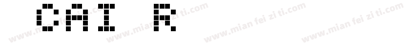 290 CAI978 Regular字体转换